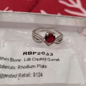 Ring bomb party January birthstone ring